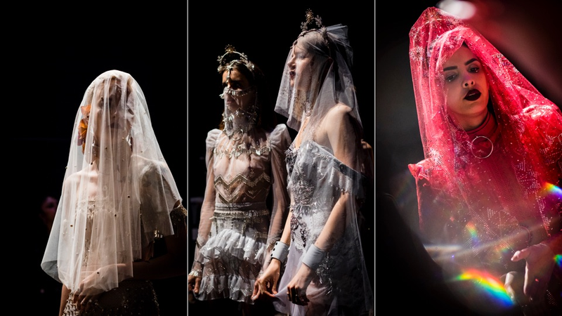 Backstage at Zeynep Tosun
